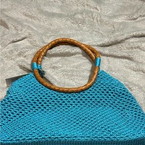 Teal mesh the sak purse brand new with tag